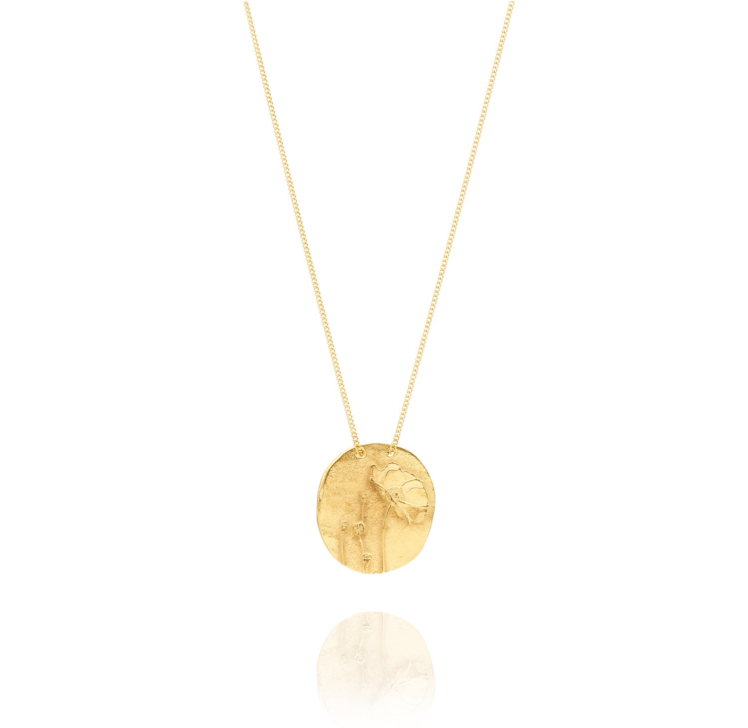 Golden Necklace P from Papoila Back