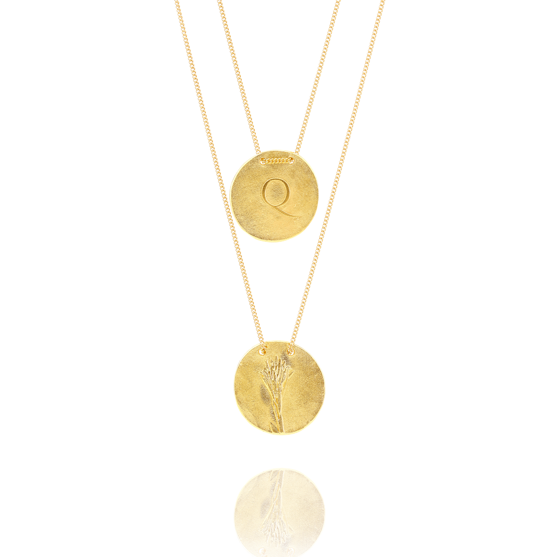 Golden Necklace Q from Quesnelia