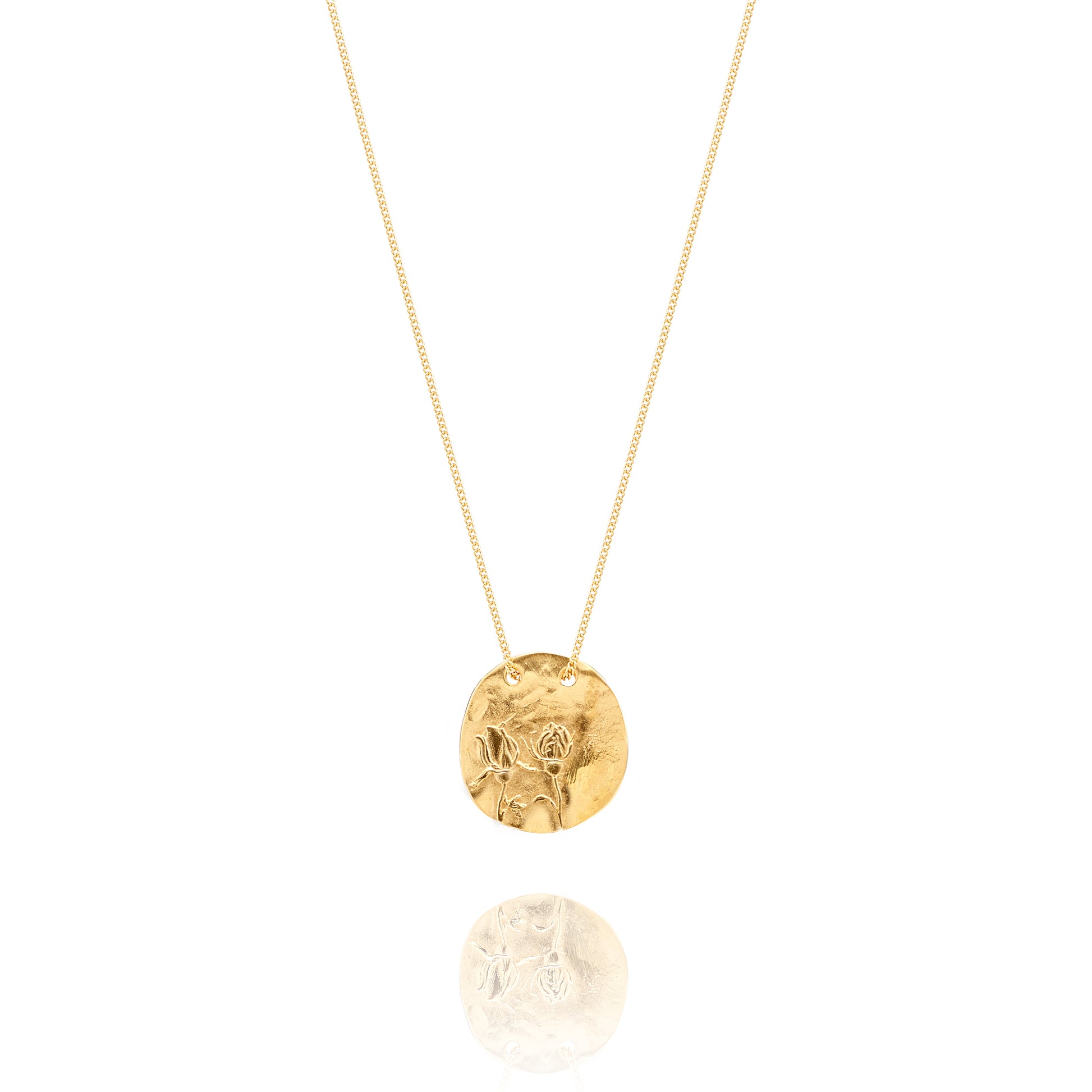 Golden Necklace R from Rosa Back