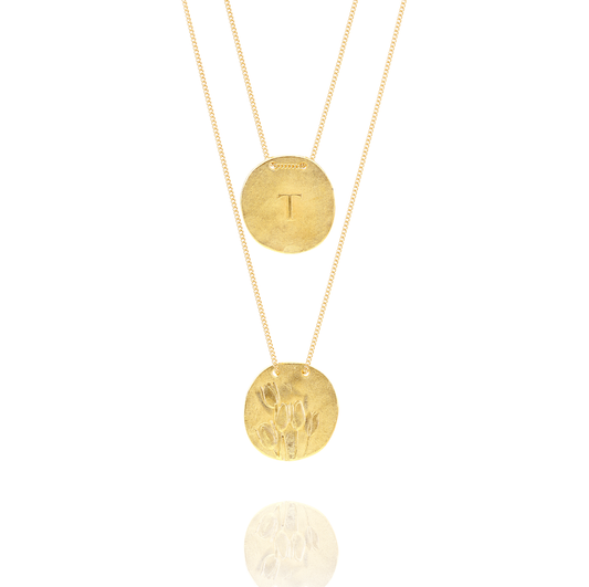Golden Necklace T from Tulip 