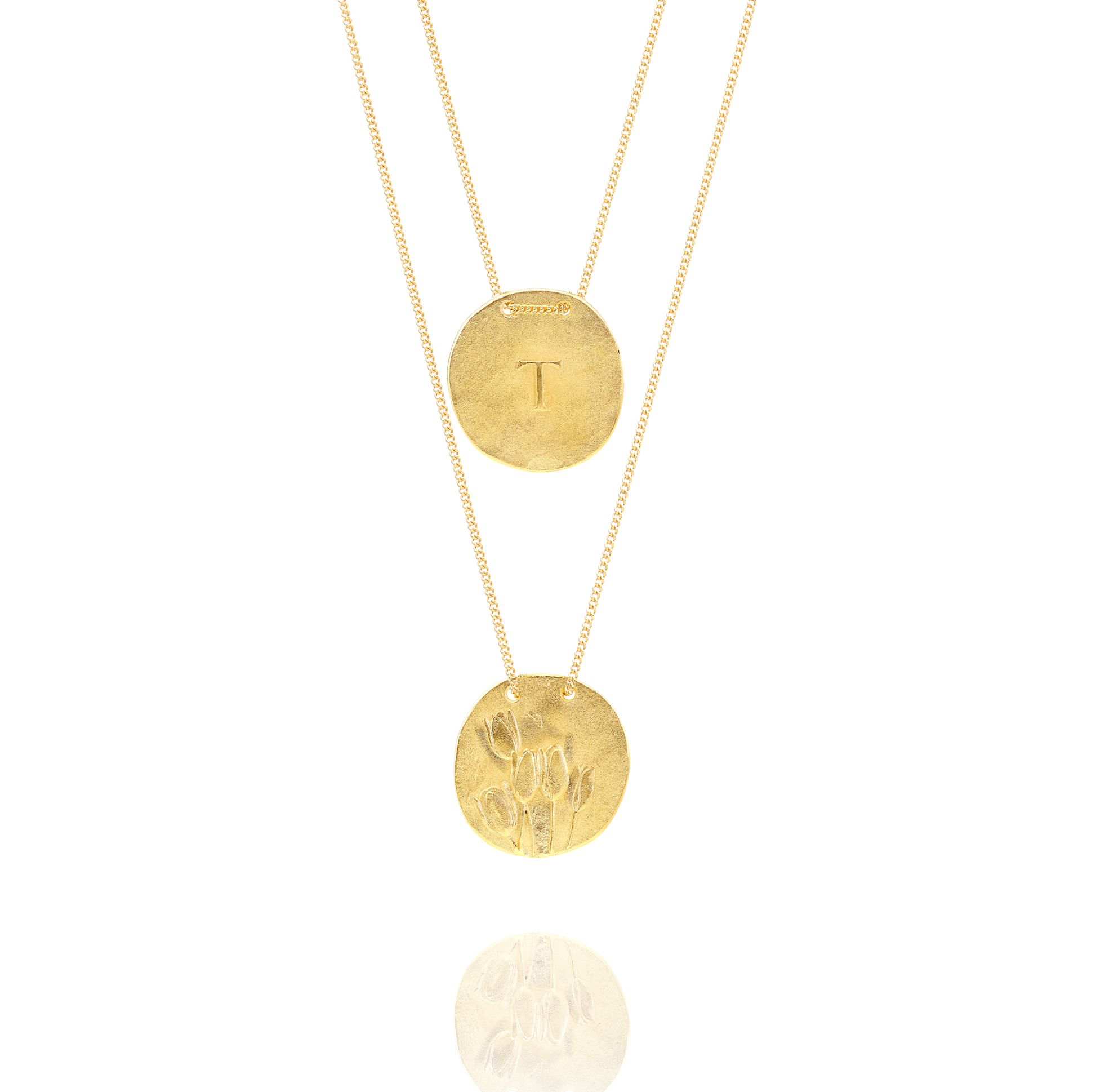 Golden Necklace T from Tulip 