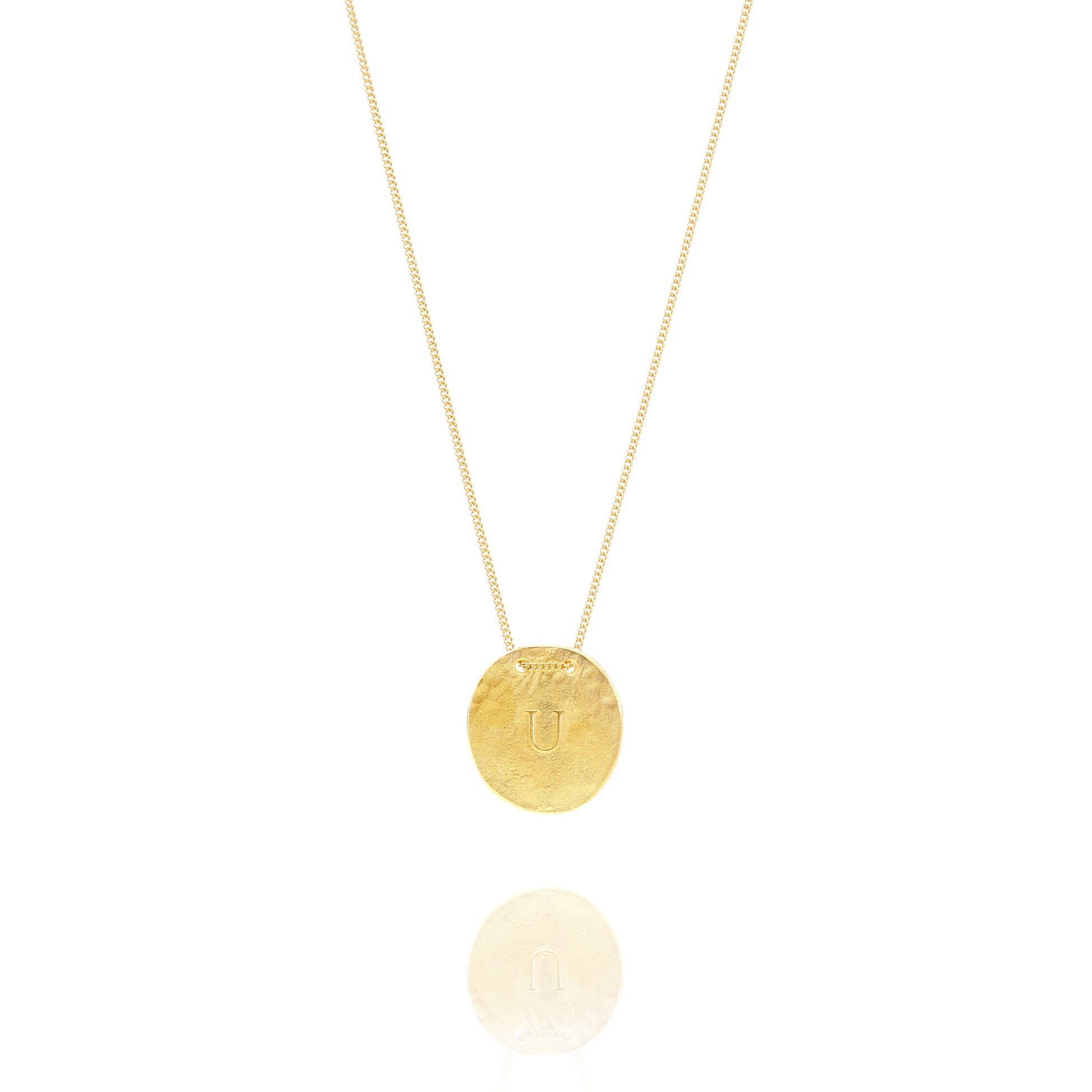 Golden Necklace U from Urze Front