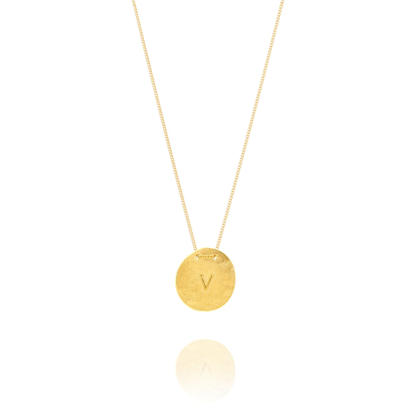 Golden Necklace V from Violet Front