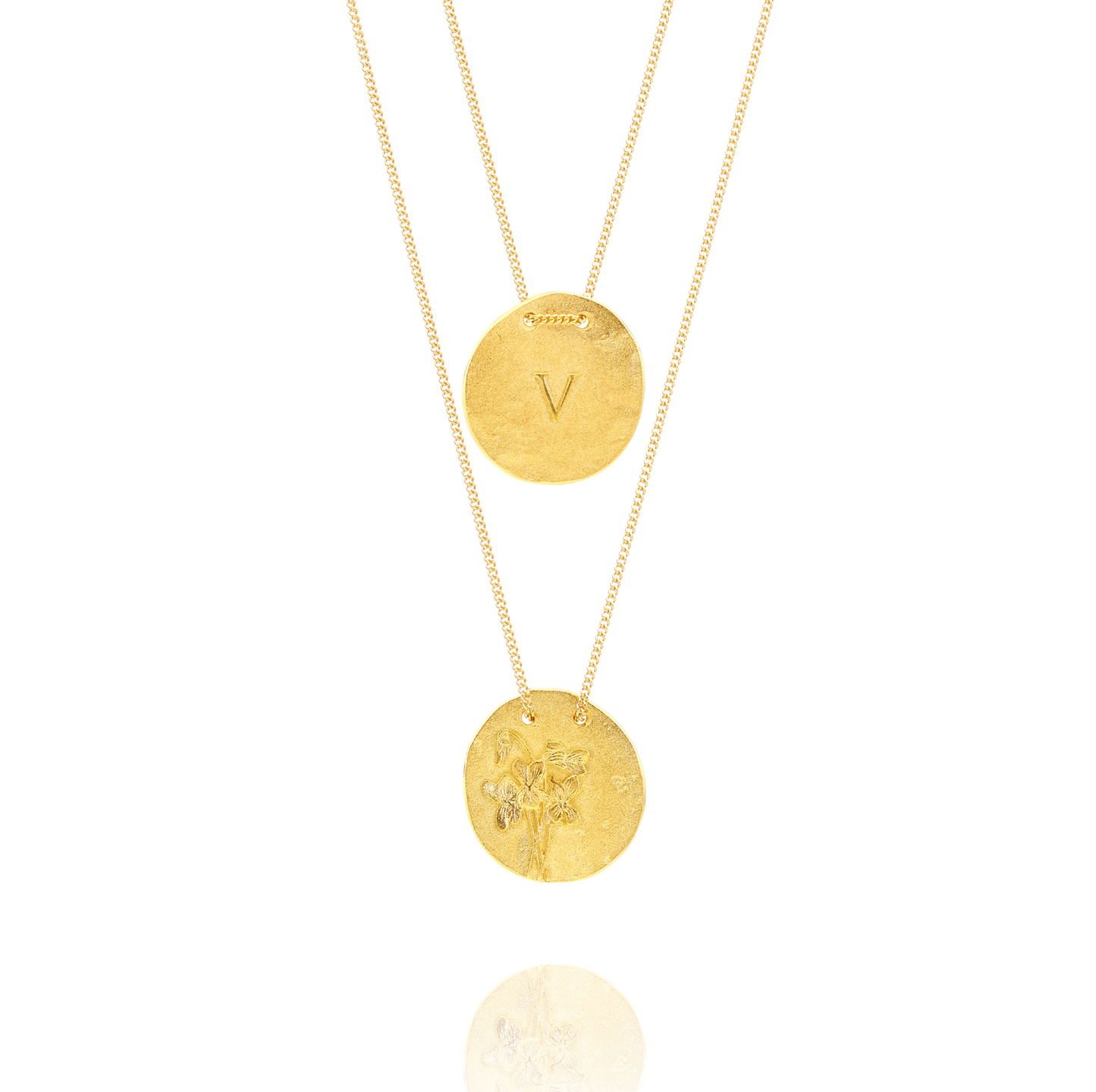 Golden Necklace V from Violet 