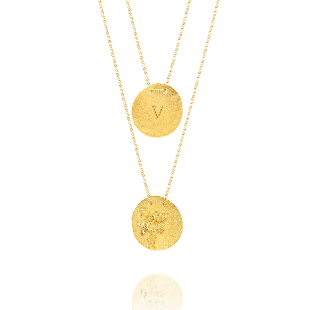 Golden Necklace V from Violet 