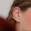 Myosotis Earrings with Pearls