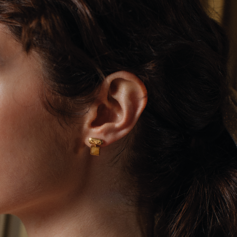 Narcissus Earrings - Sopro Parfum Collection