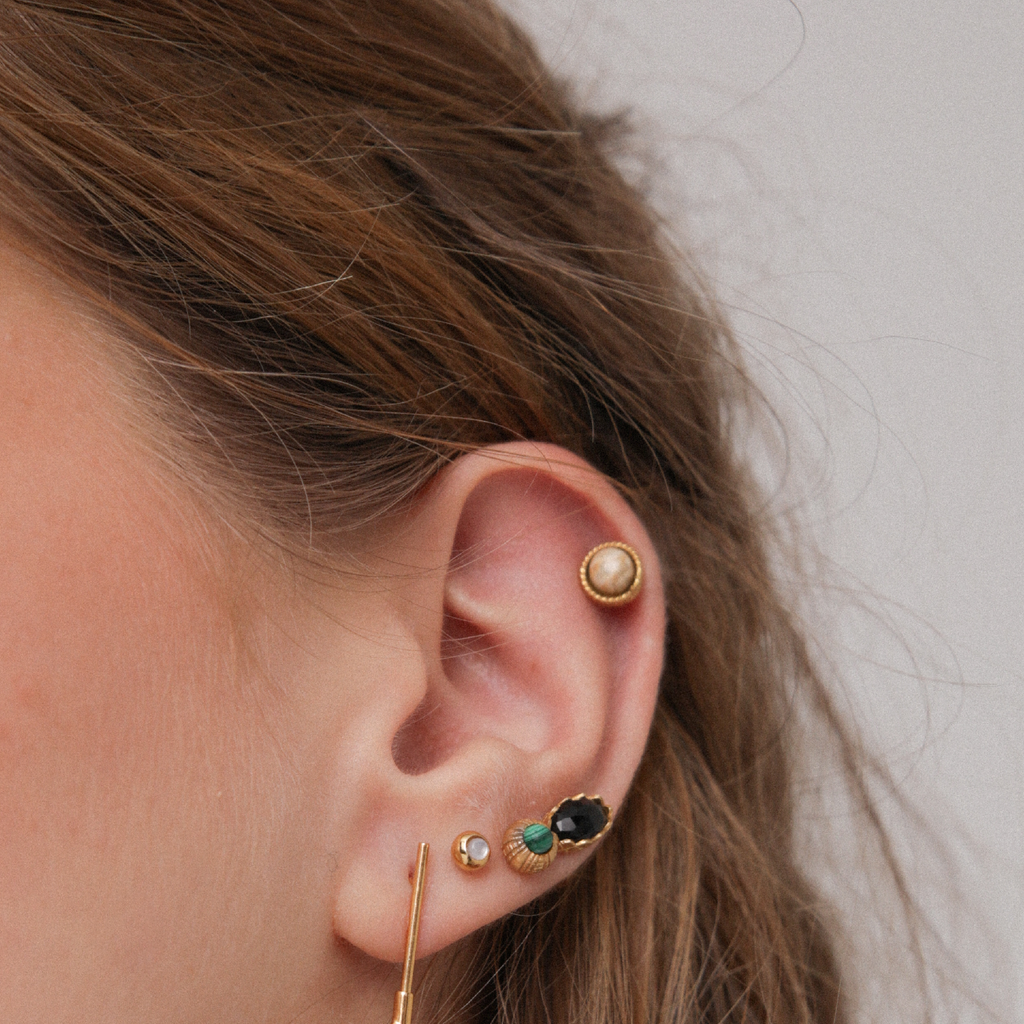 Sea Earrings with Pearl
