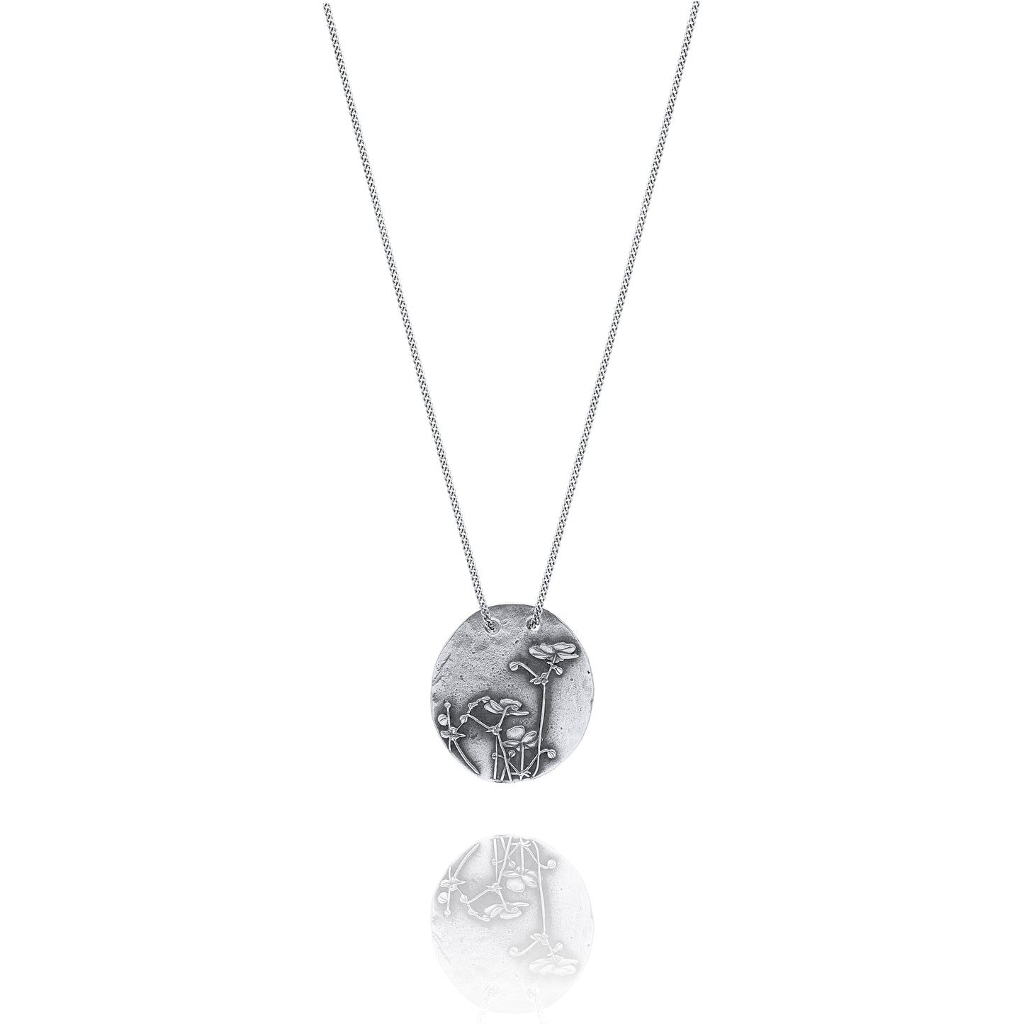 Silver Necklace A from Anemona Back