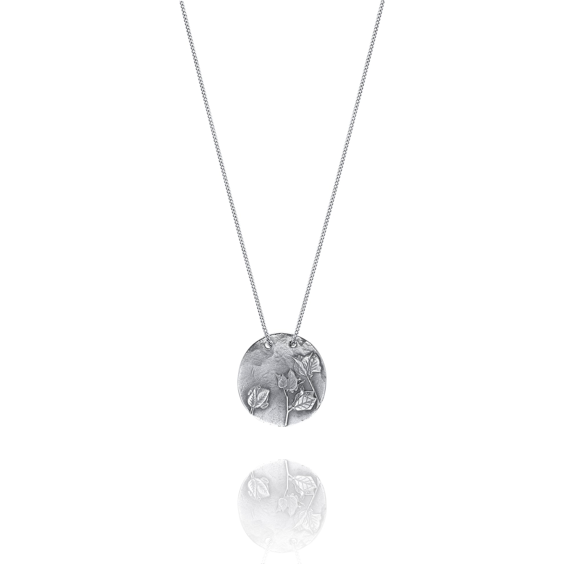 Silver Necklace B from Buganvilia Back