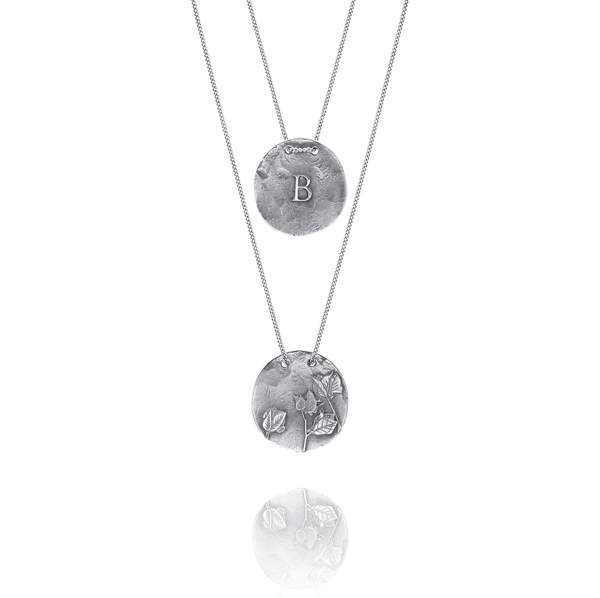 Silver Necklace B from Buganvilia 