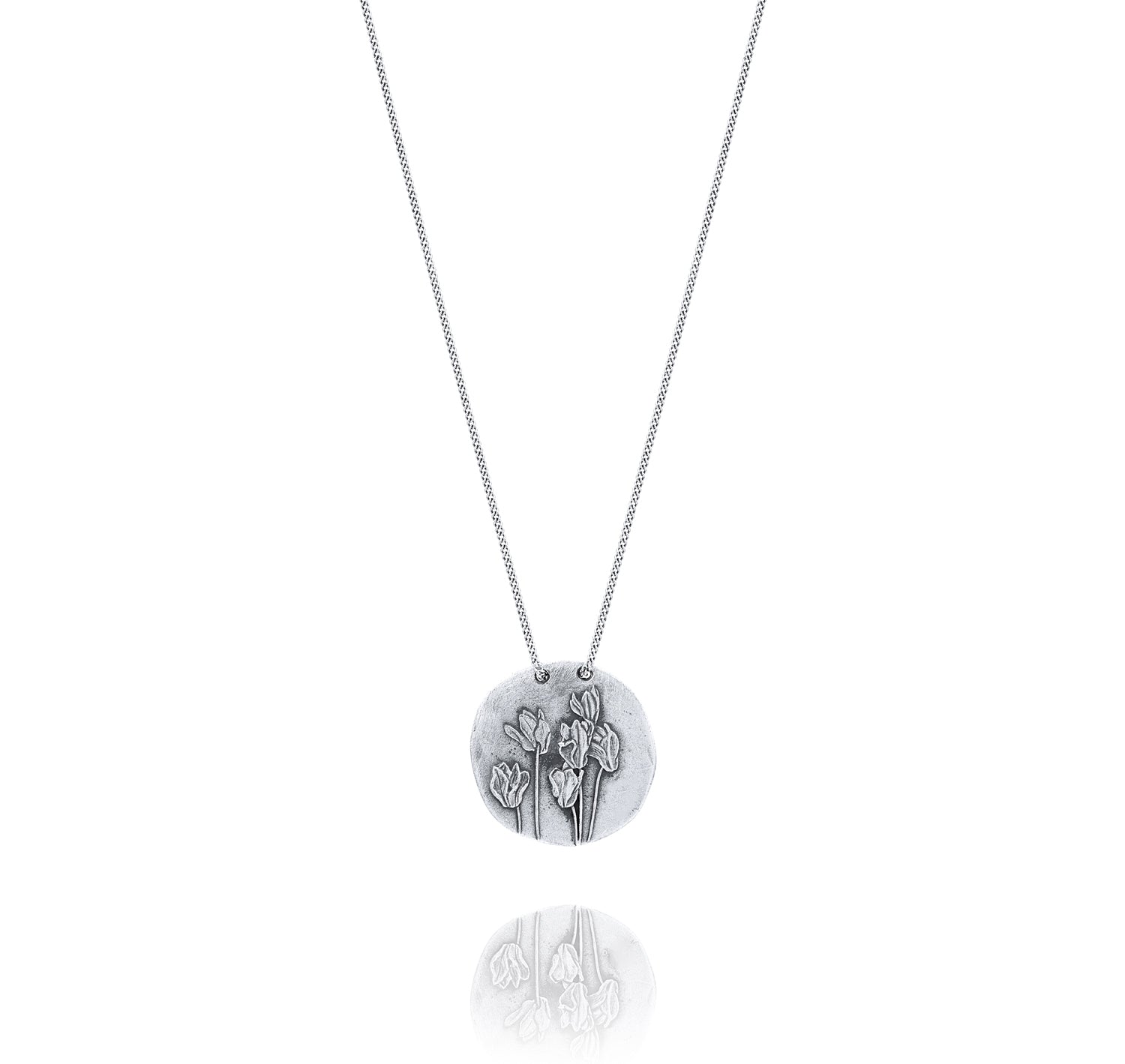 Silver Necklace C from Ciclame Back
