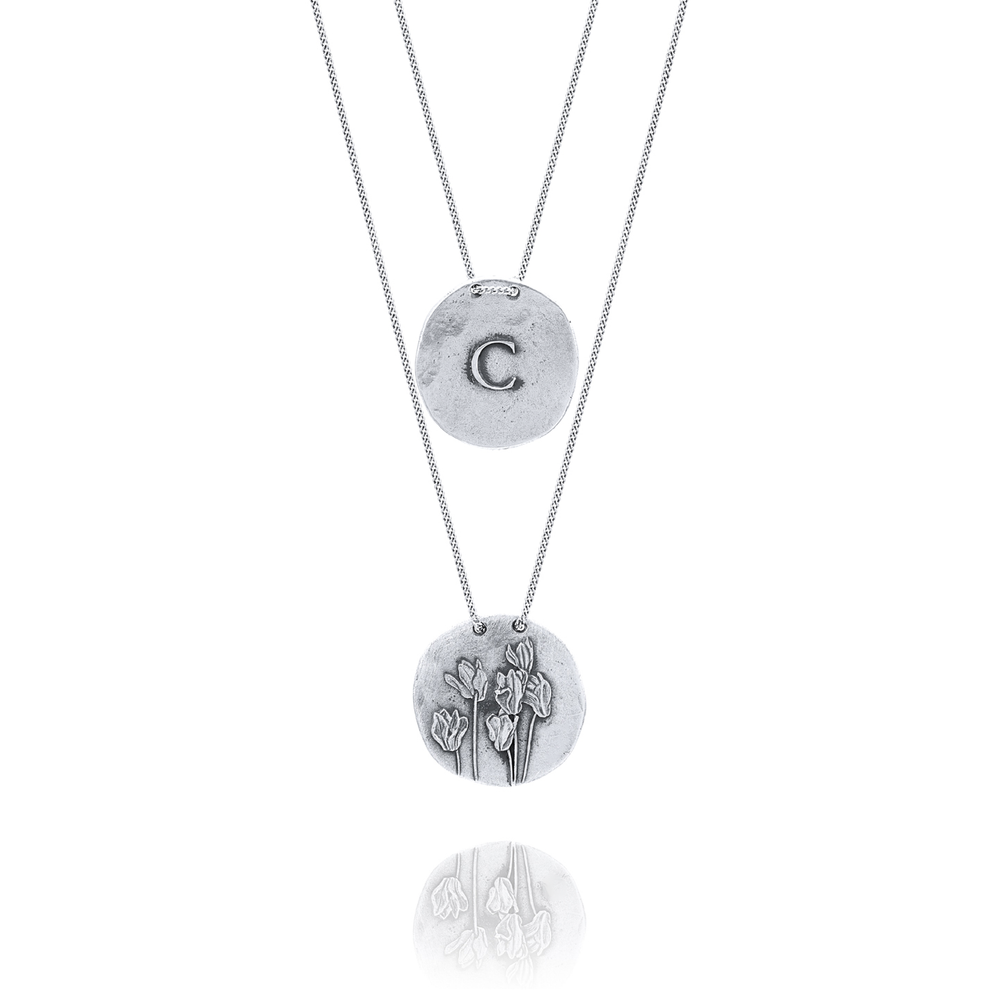 Silver Necklace C from Ciclame