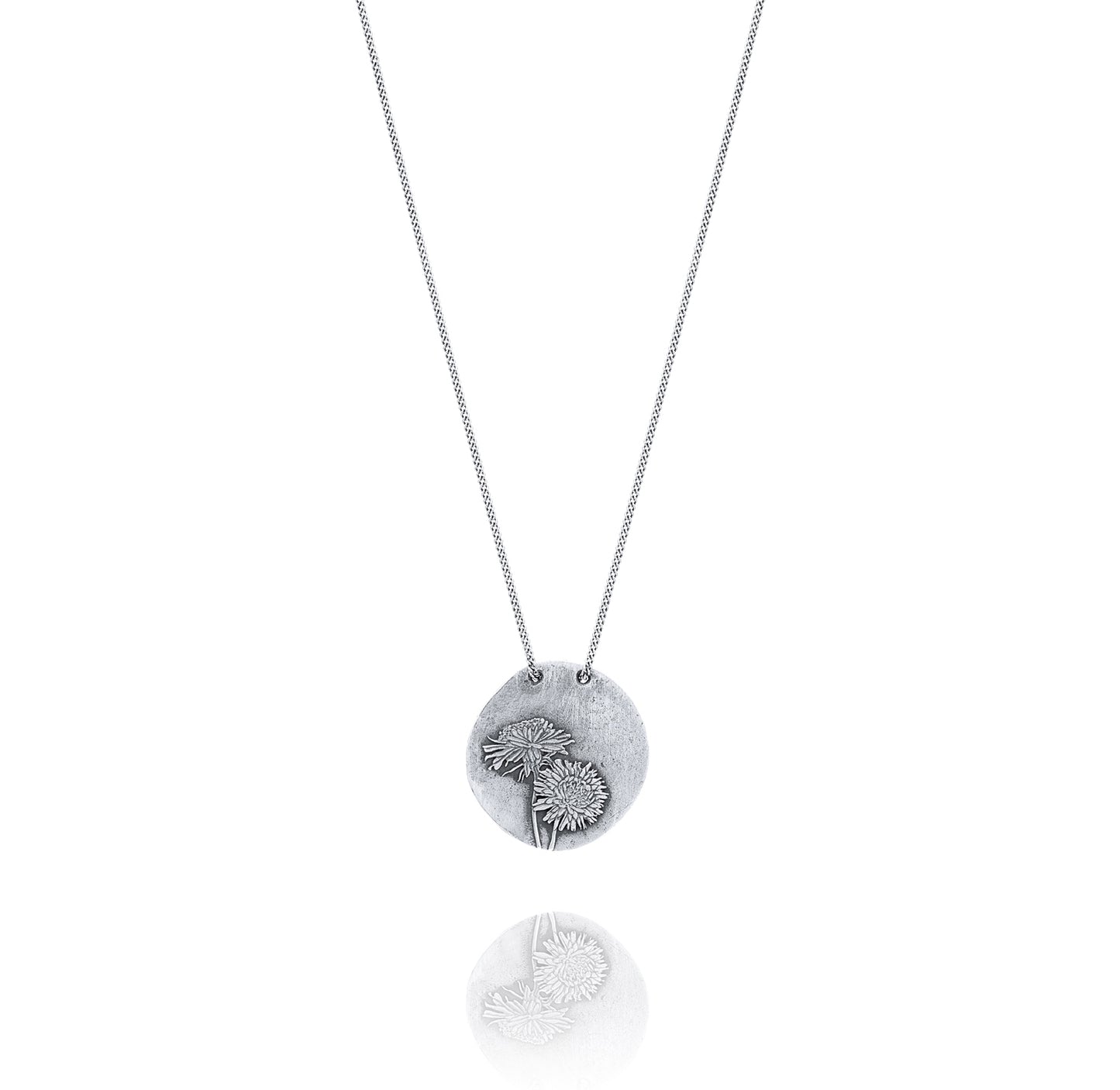 Silver Necklace D from Dandelion Back