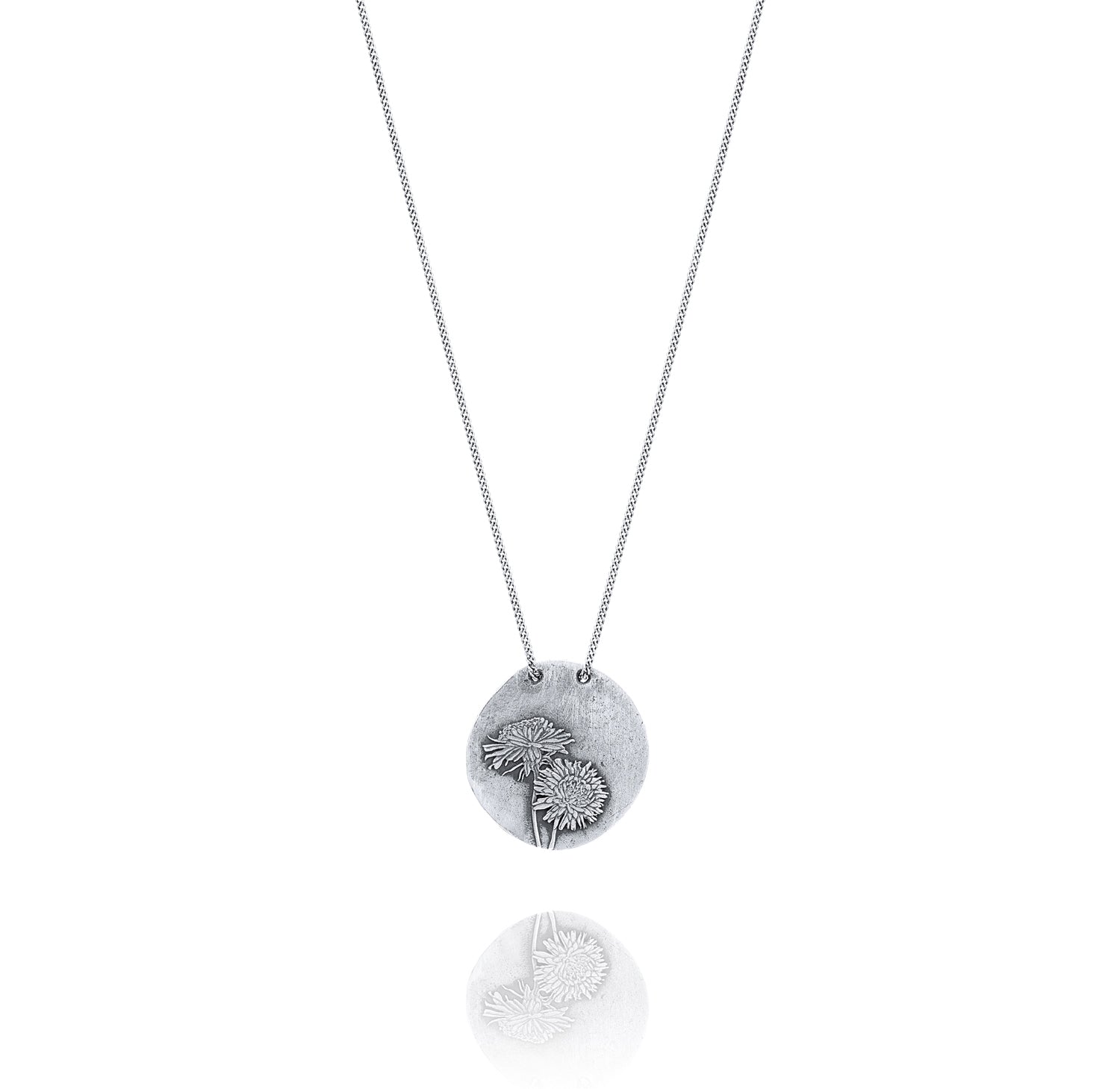 Silver Necklace D from Dandelion Back