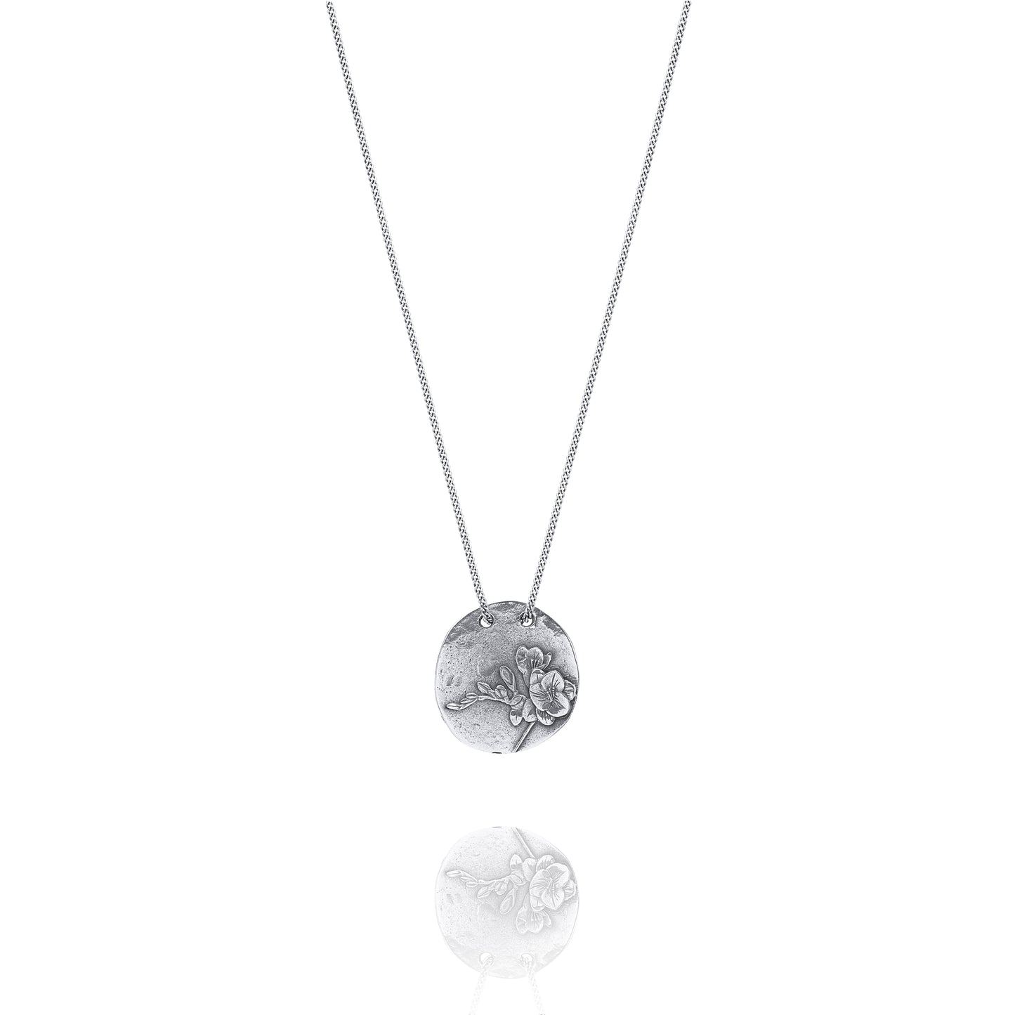 Silver Necklace F from Fresia Back