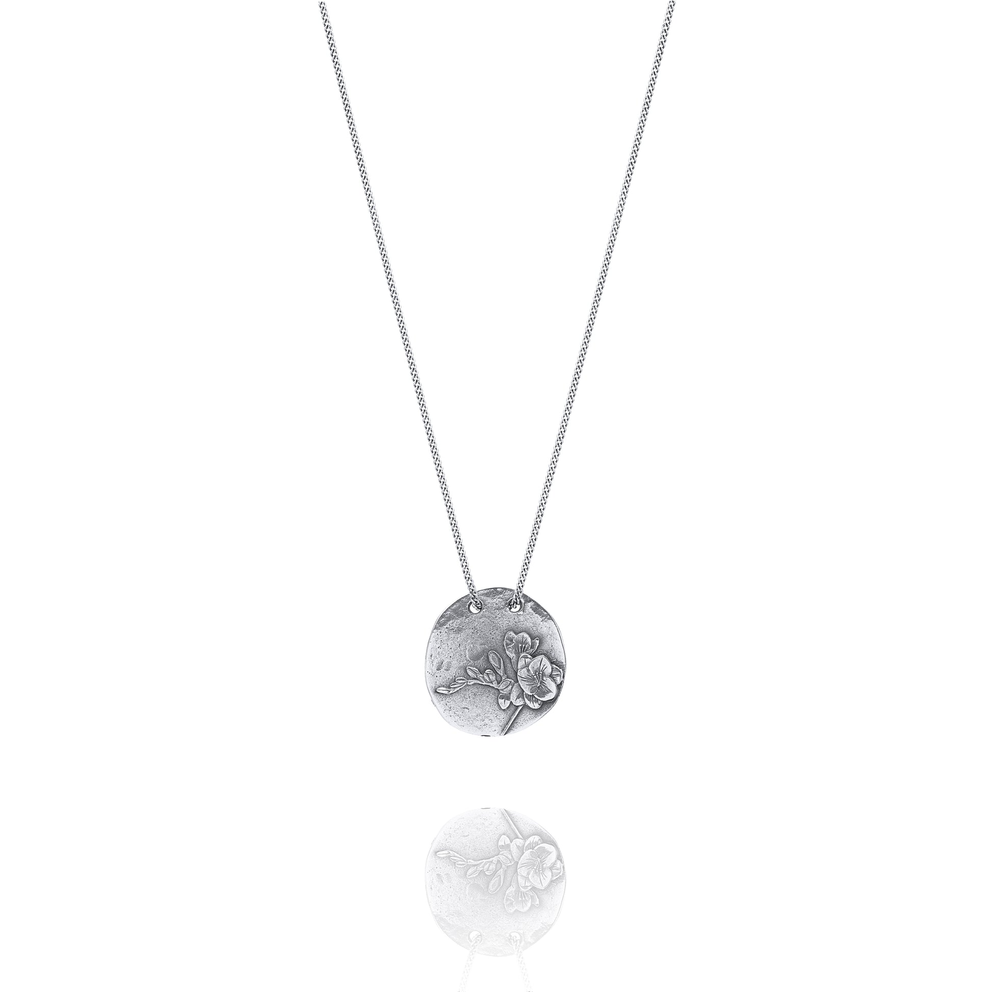 Silver Necklace F from Fresia Back