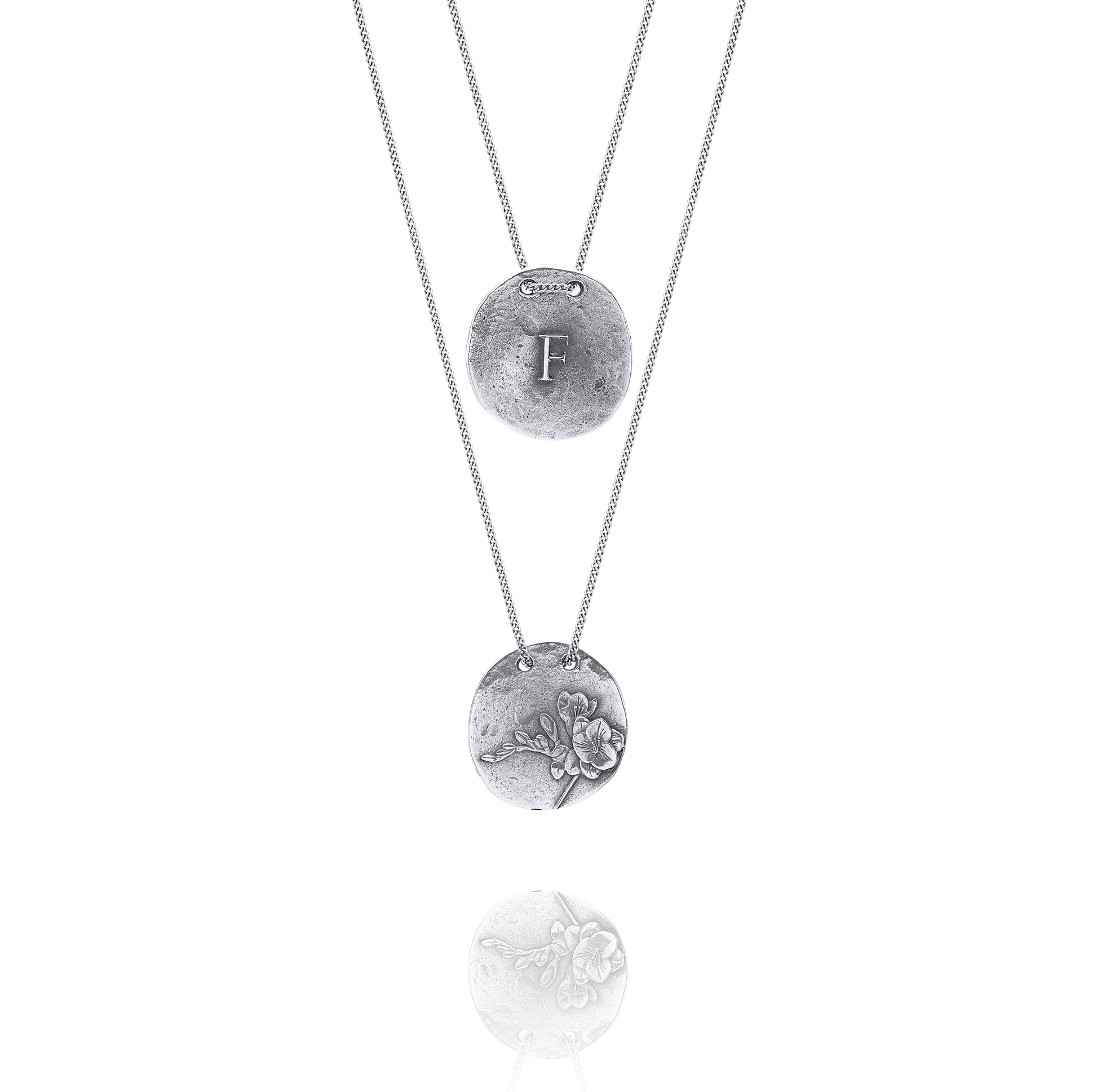 Silver Necklace F from Fresia