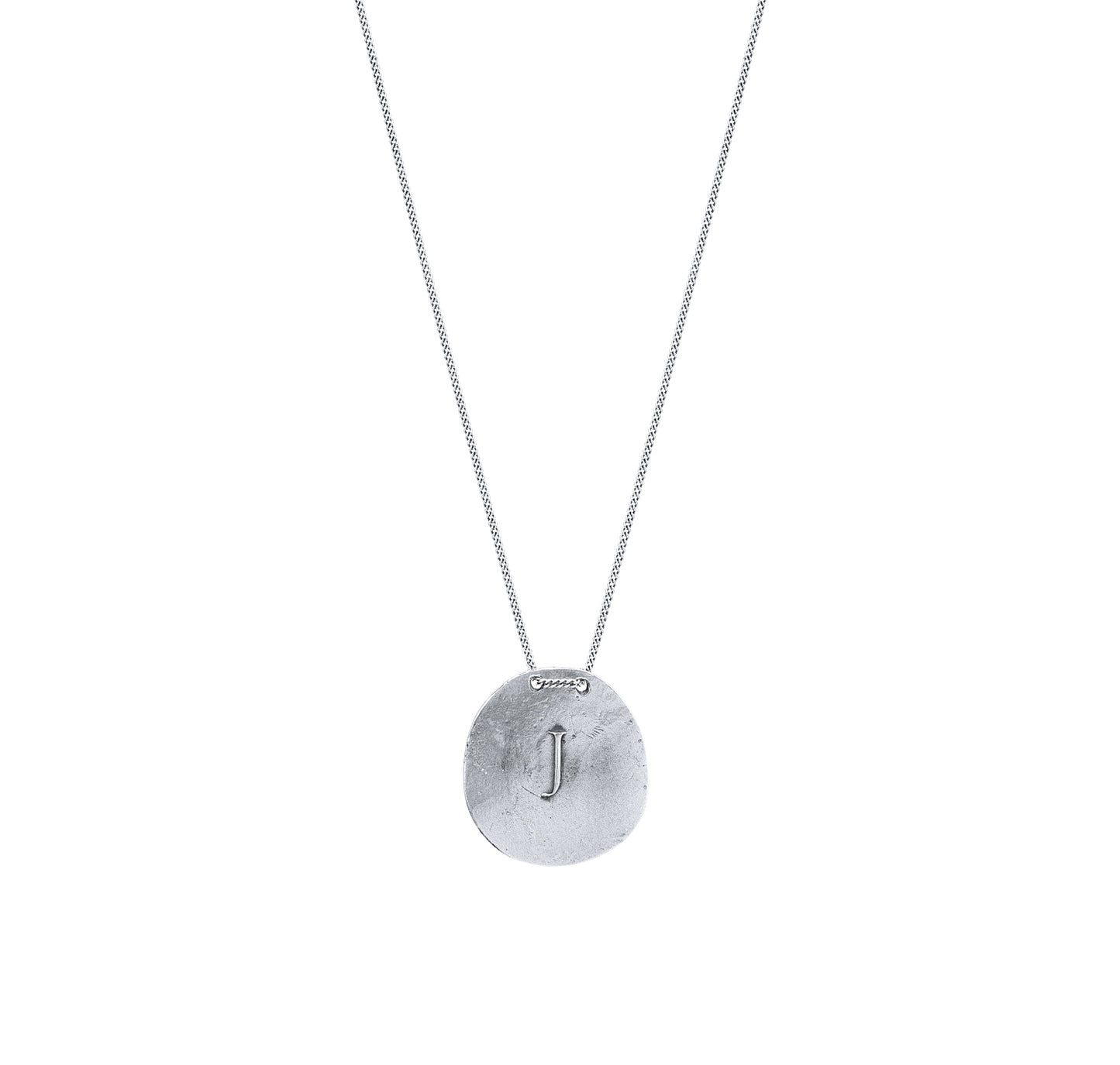 Silver Necklace J from Jacinto Front