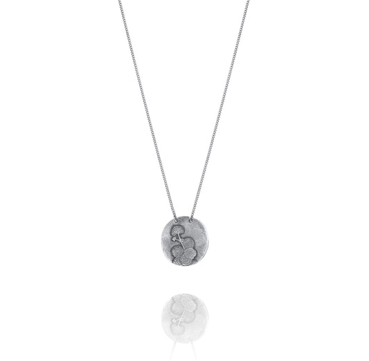 Silver Necklace K from Kunzea Back