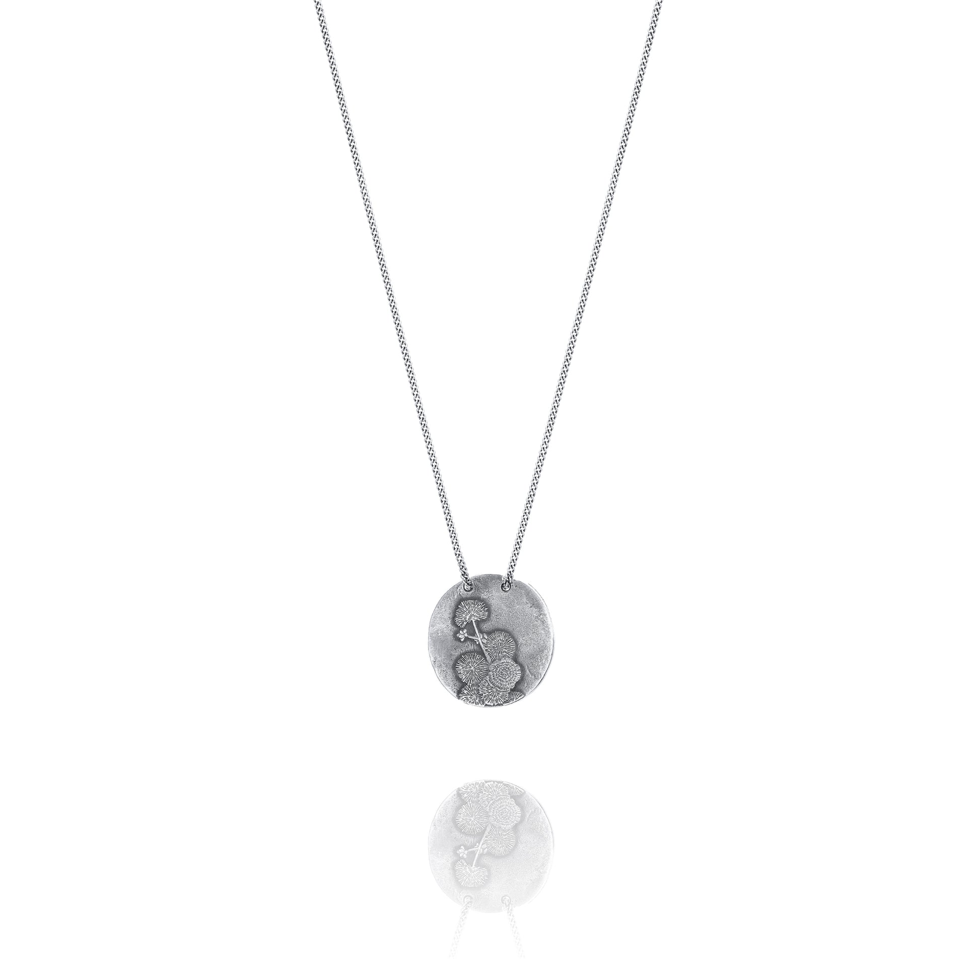 Silver Necklace K from Kunzea Back