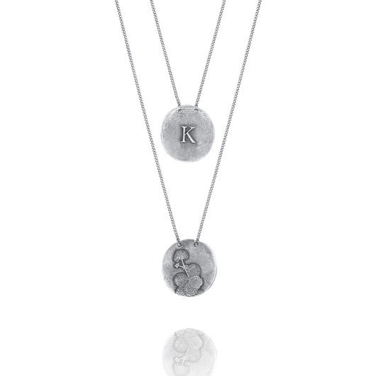 Silver Necklace K from Kunzea