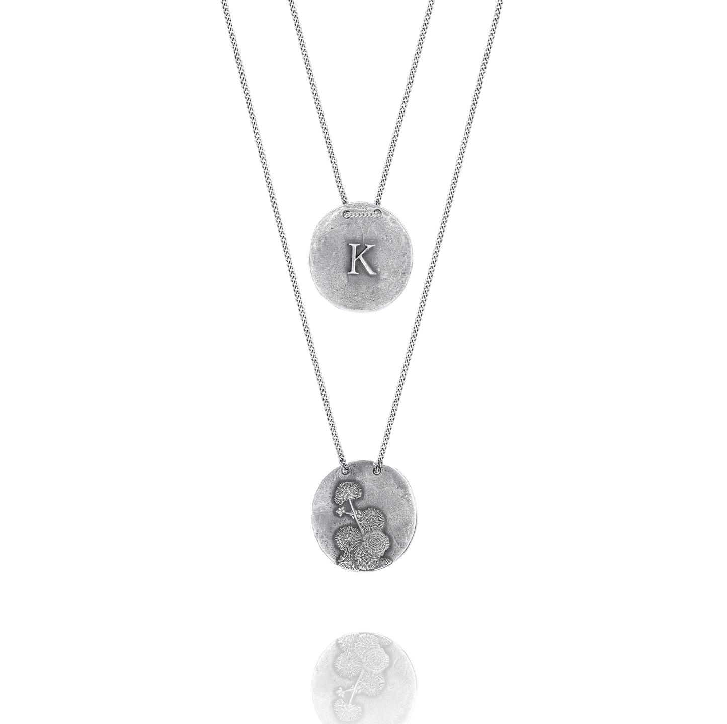 Silver Necklace K from Kunzea
