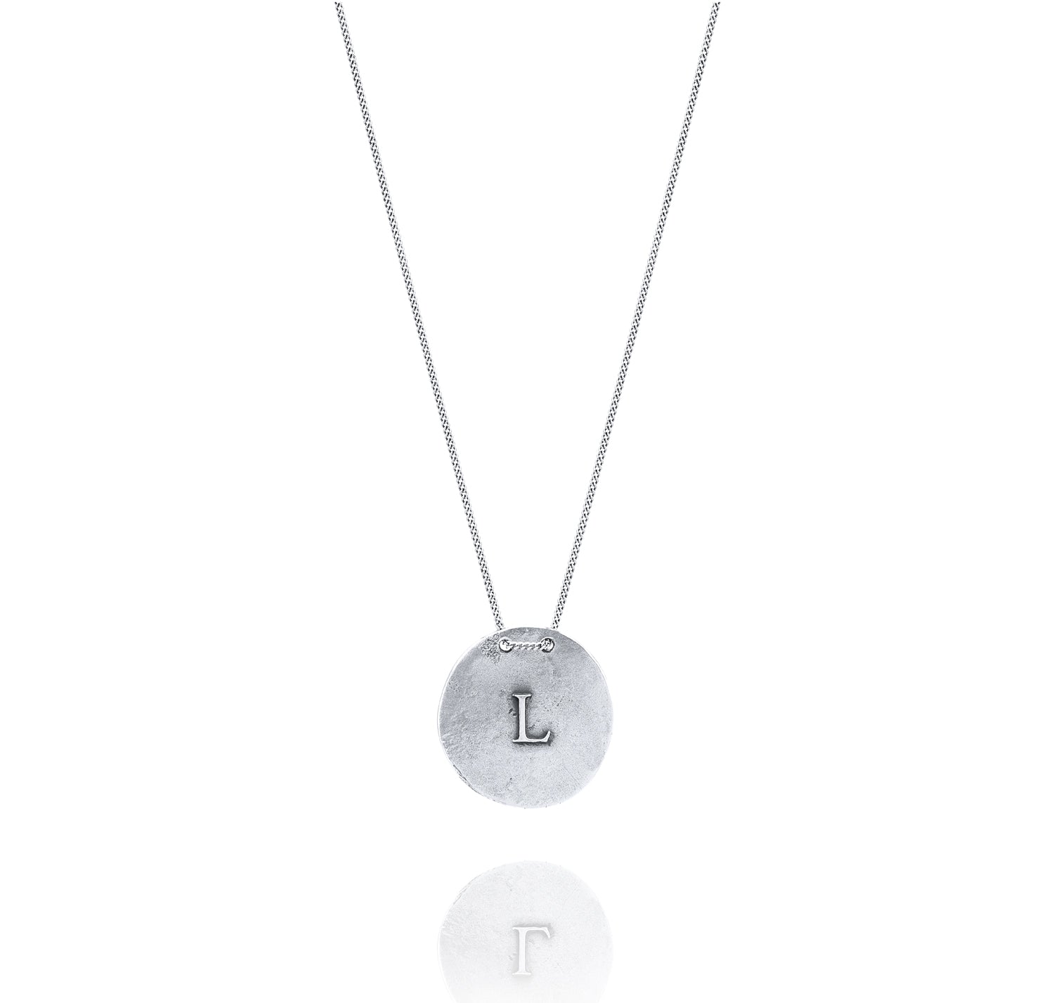 Silver Necklace L from Lirio do Vale Front