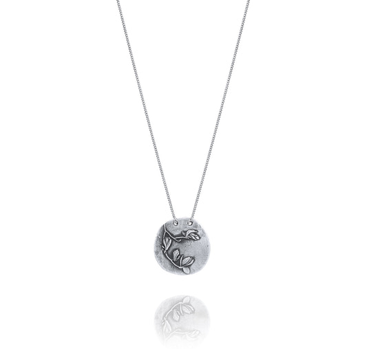 Silver Necklace M from Magnolia Back