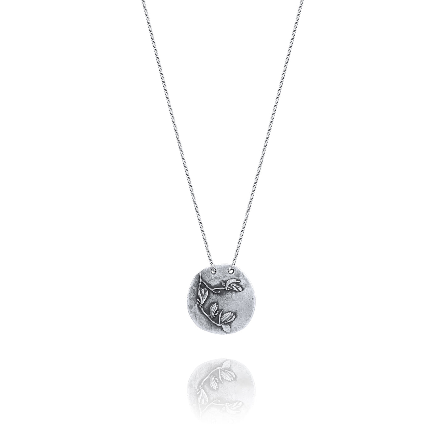 Silver Necklace M from Magnolia Back
