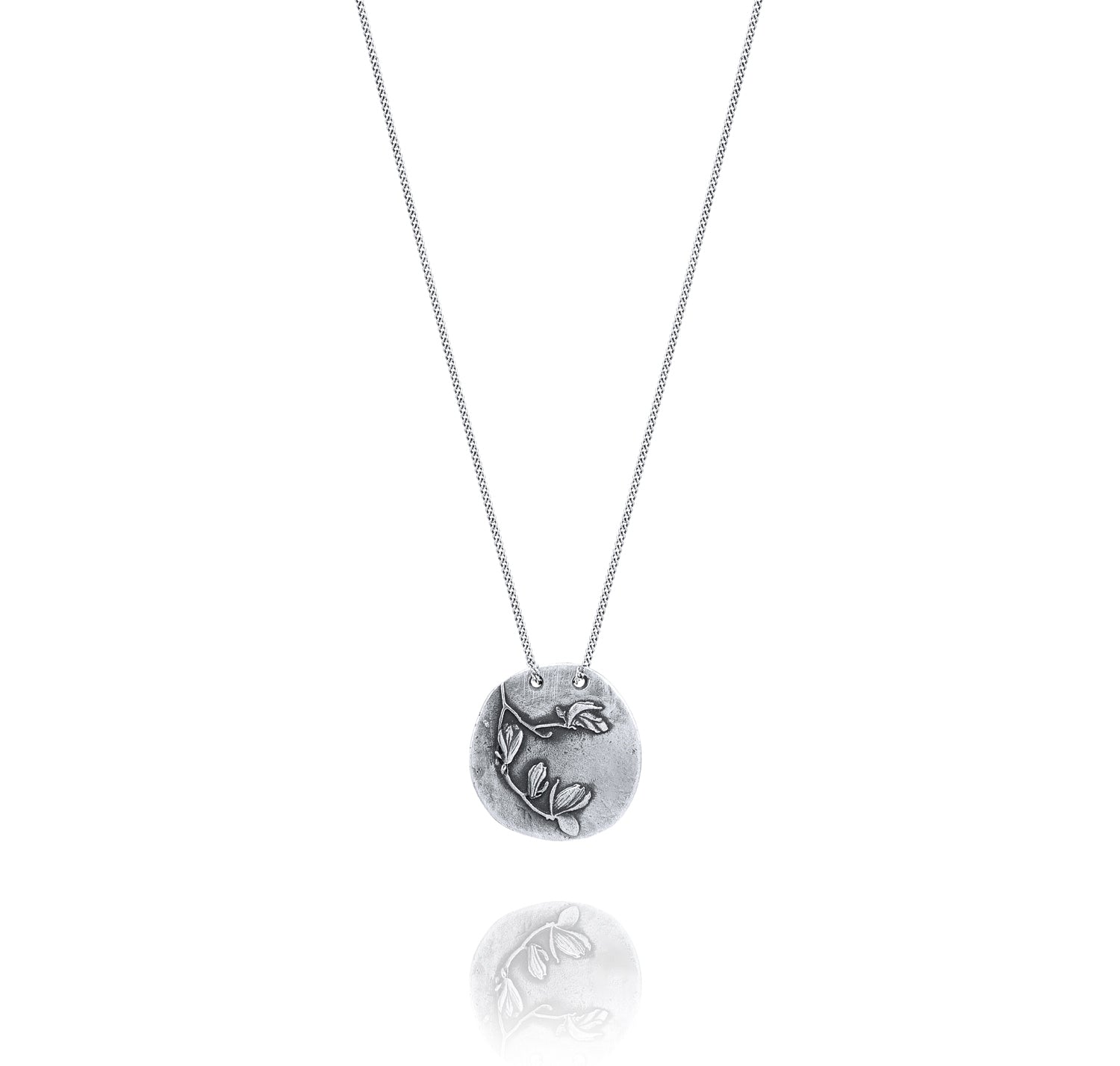 Silver Necklace M from Magnolia Back