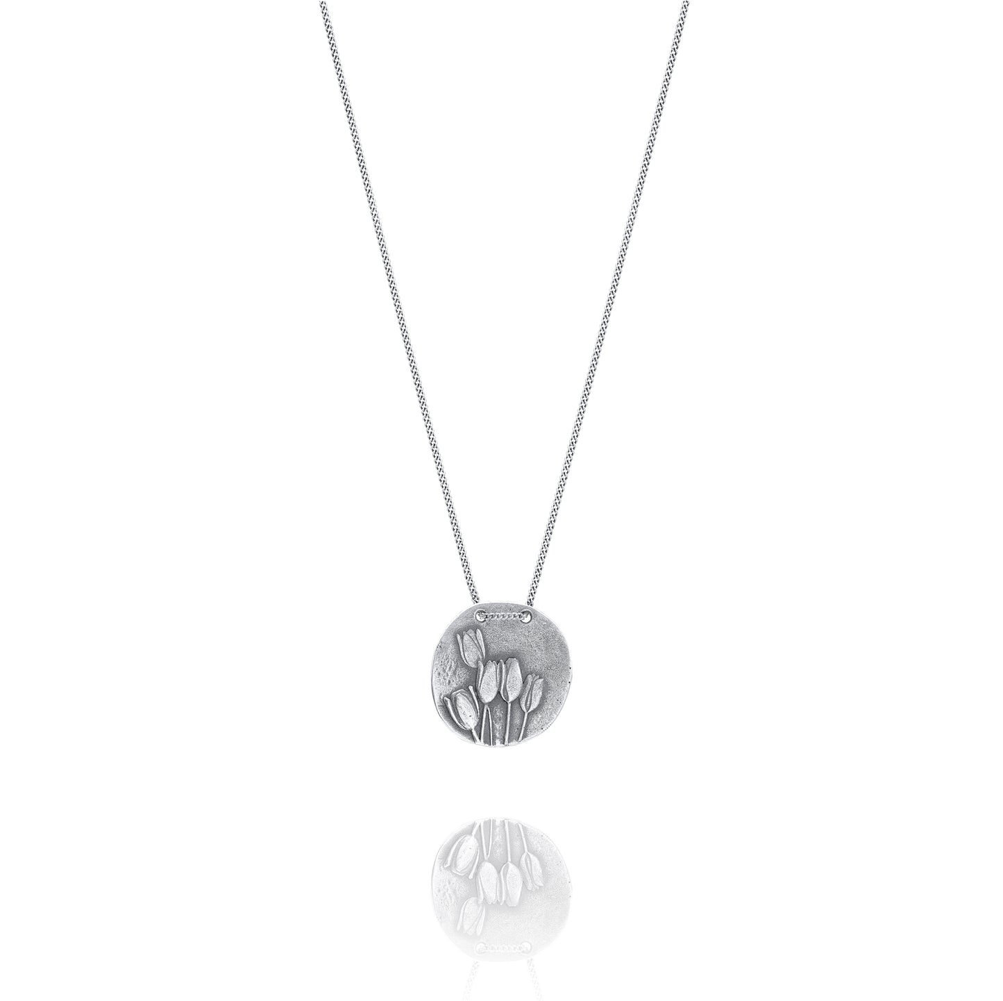 Silver Necklace T from Tulip Back
