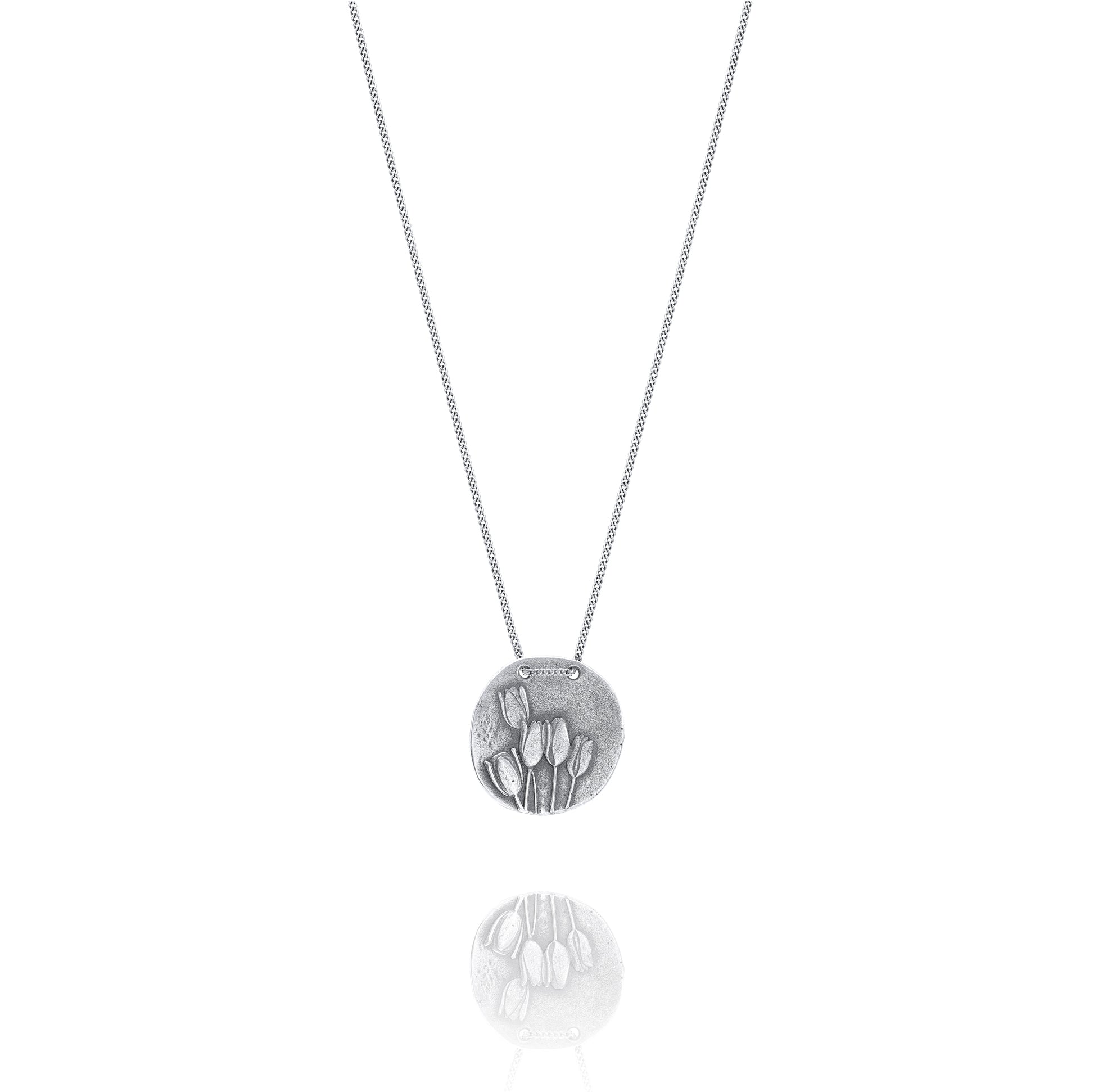Silver Necklace T from Tulip Back