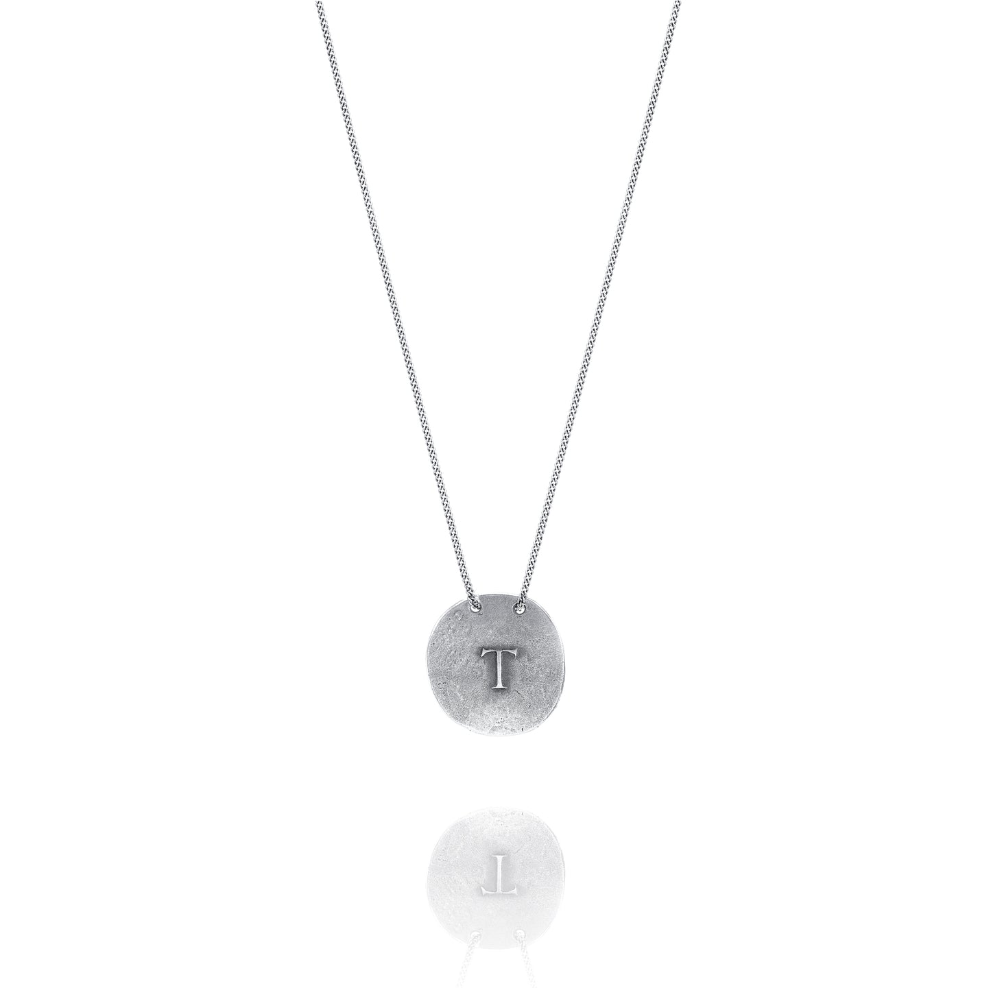 Silver Necklace T from Tulip Front