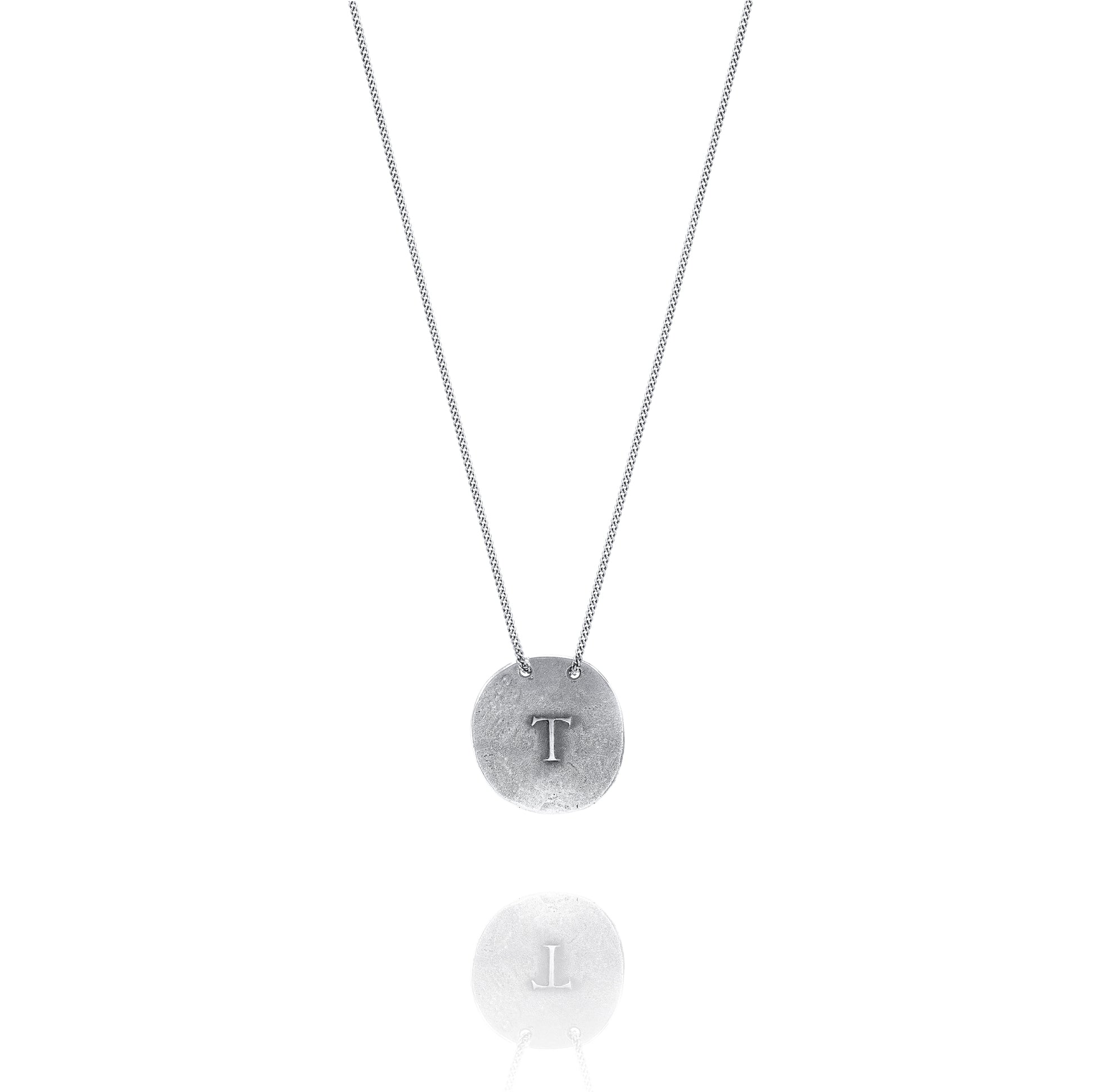 Silver Necklace T from Tulip Front