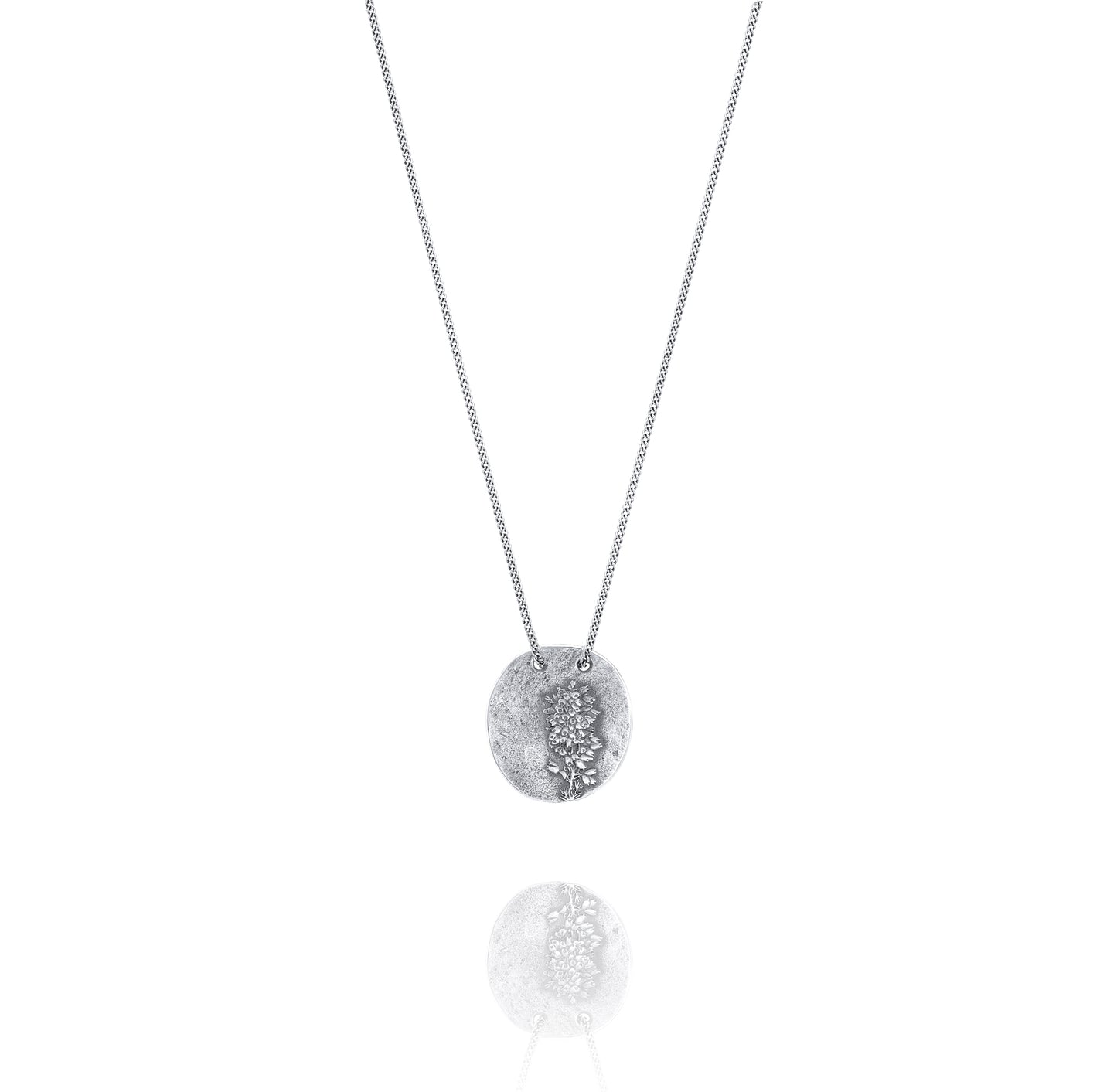 Silver Necklace U from Urze Back