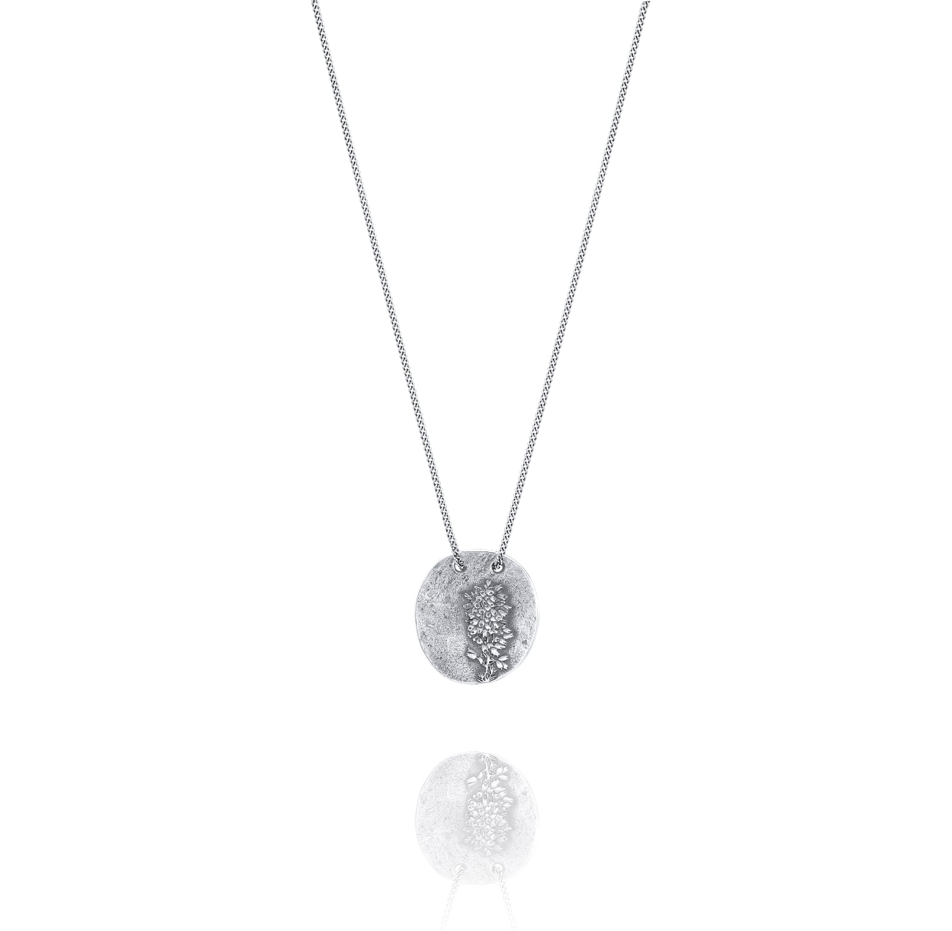 Silver Necklace U from Urze Back