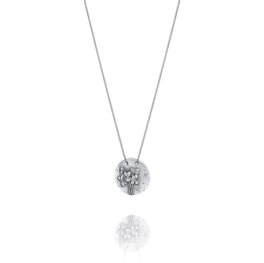 Silver Necklace V from Violet Back