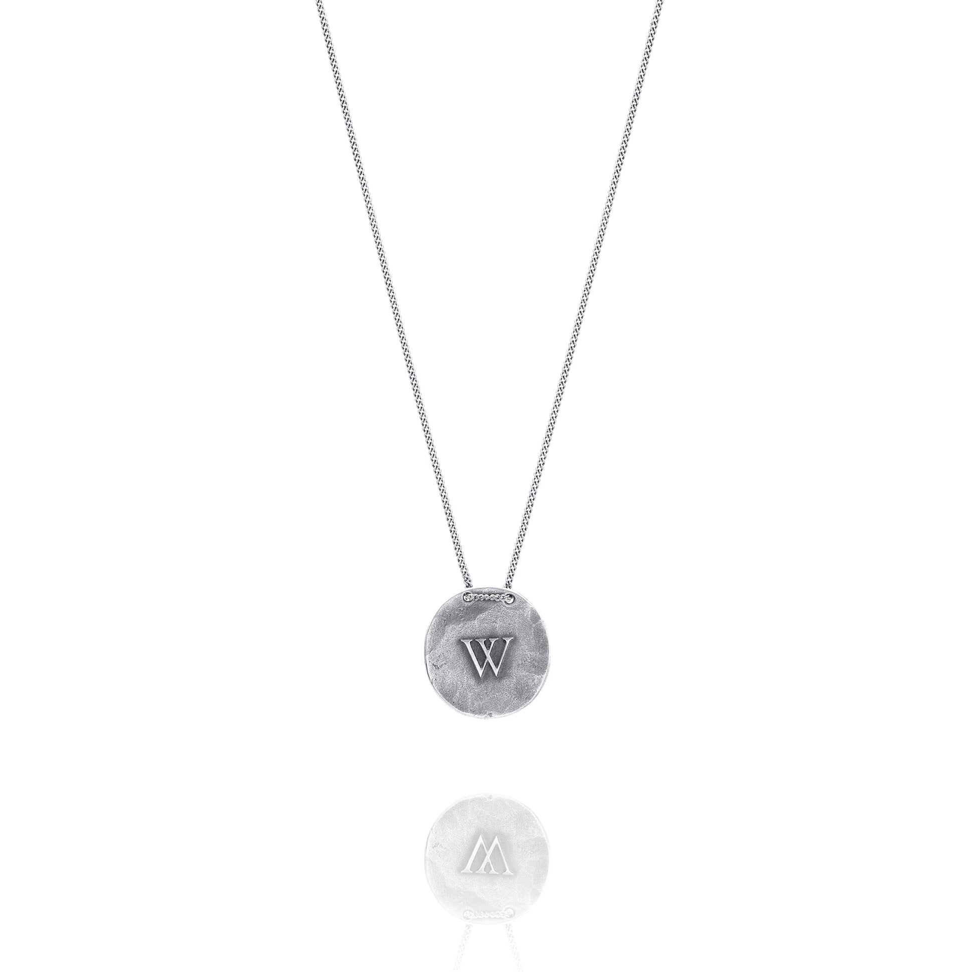 Silver Necklace W from Watsonia Front