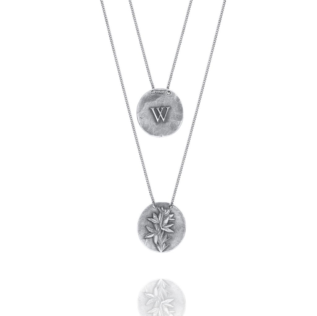 Silver Necklace W from Watsonia