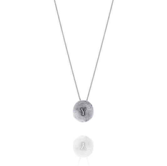 Silver Necklace Y from Yucca Front