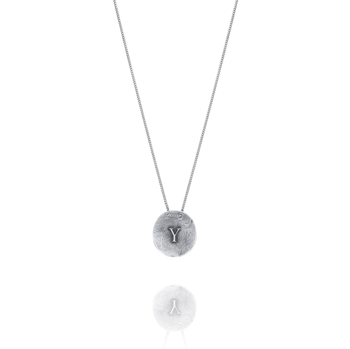 Silver Necklace Y from Yucca Front