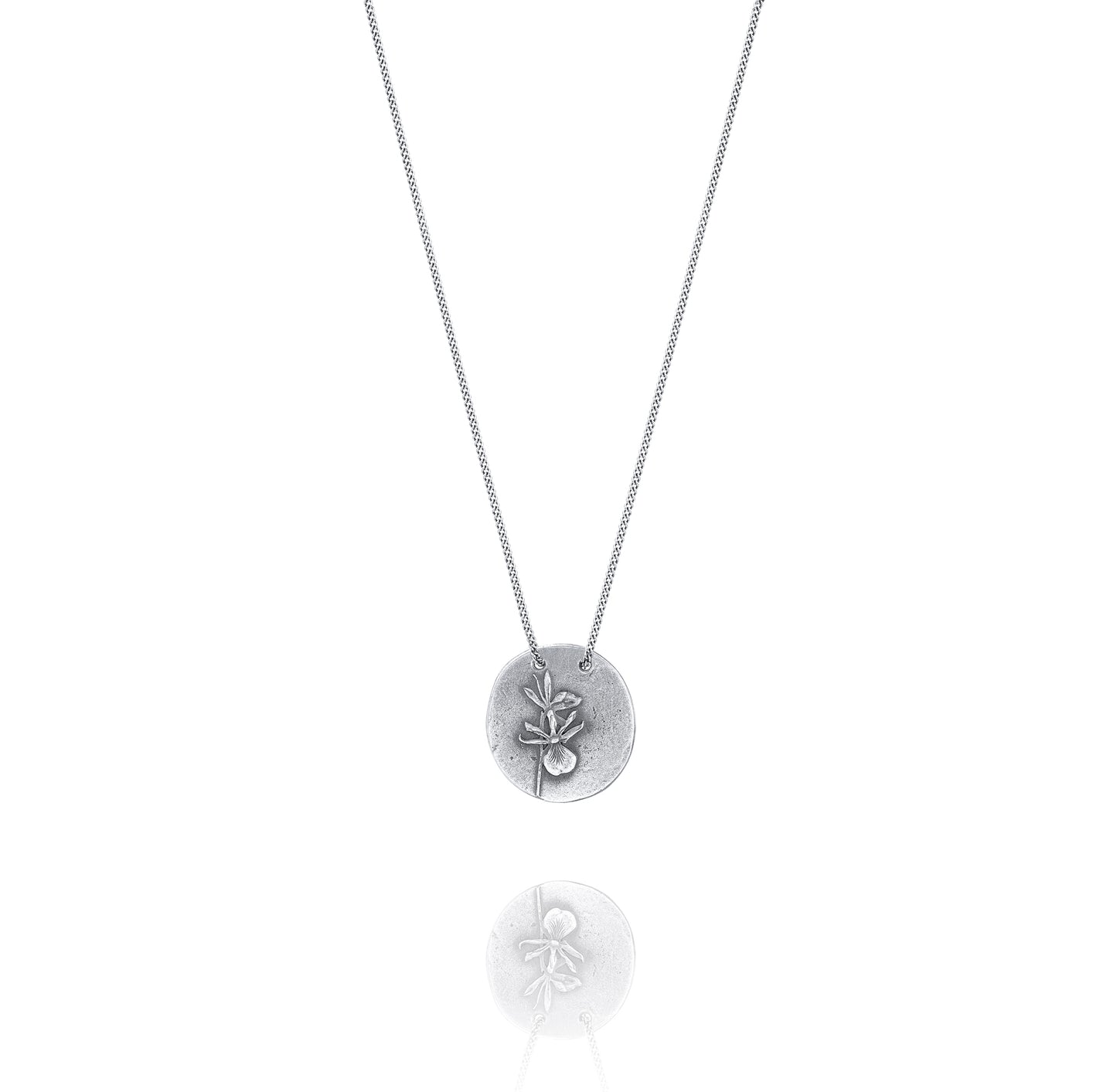Silver Necklace Z from Zygosepalum Back