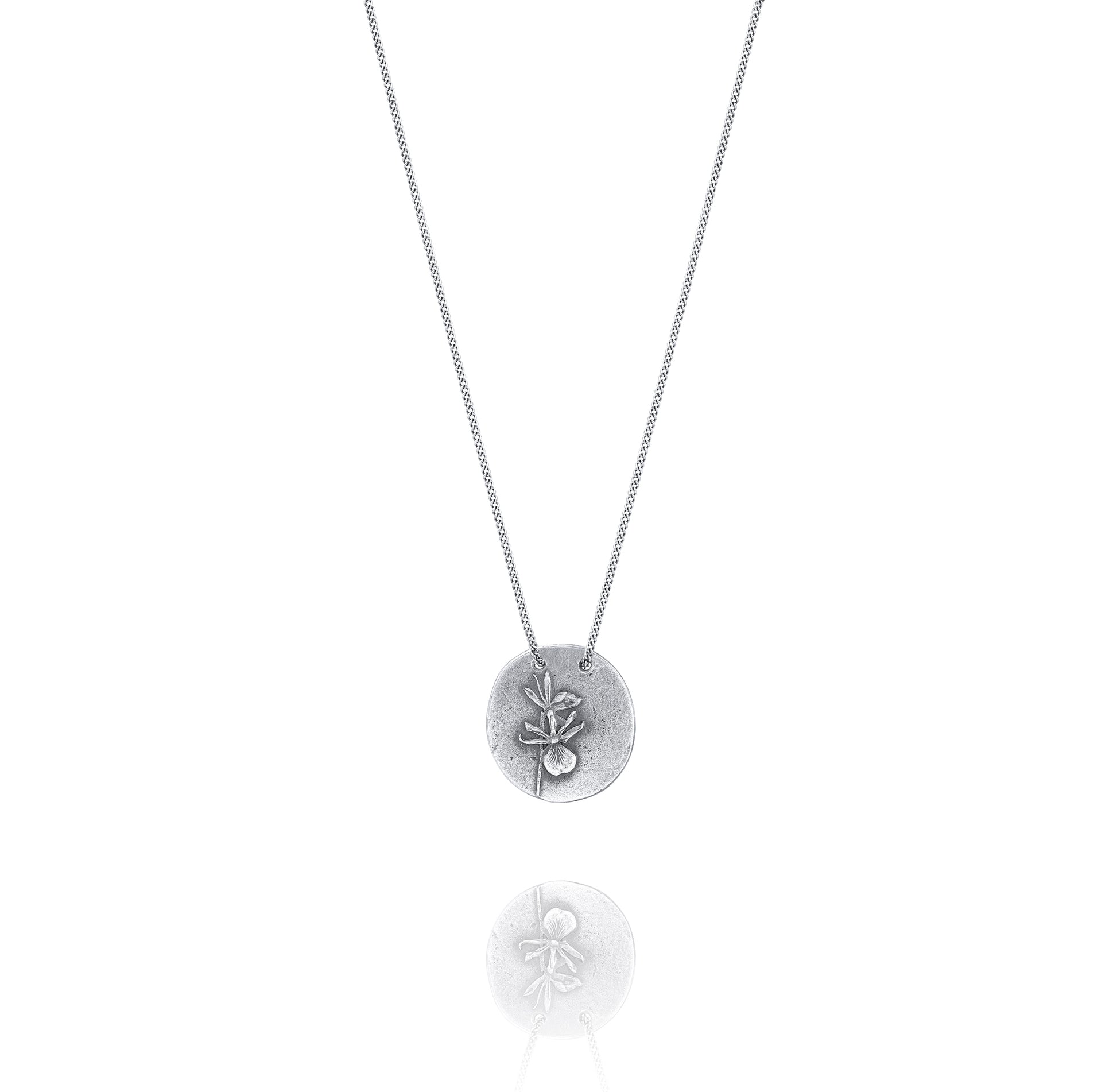 Silver Necklace Z from Zygosepalum Back