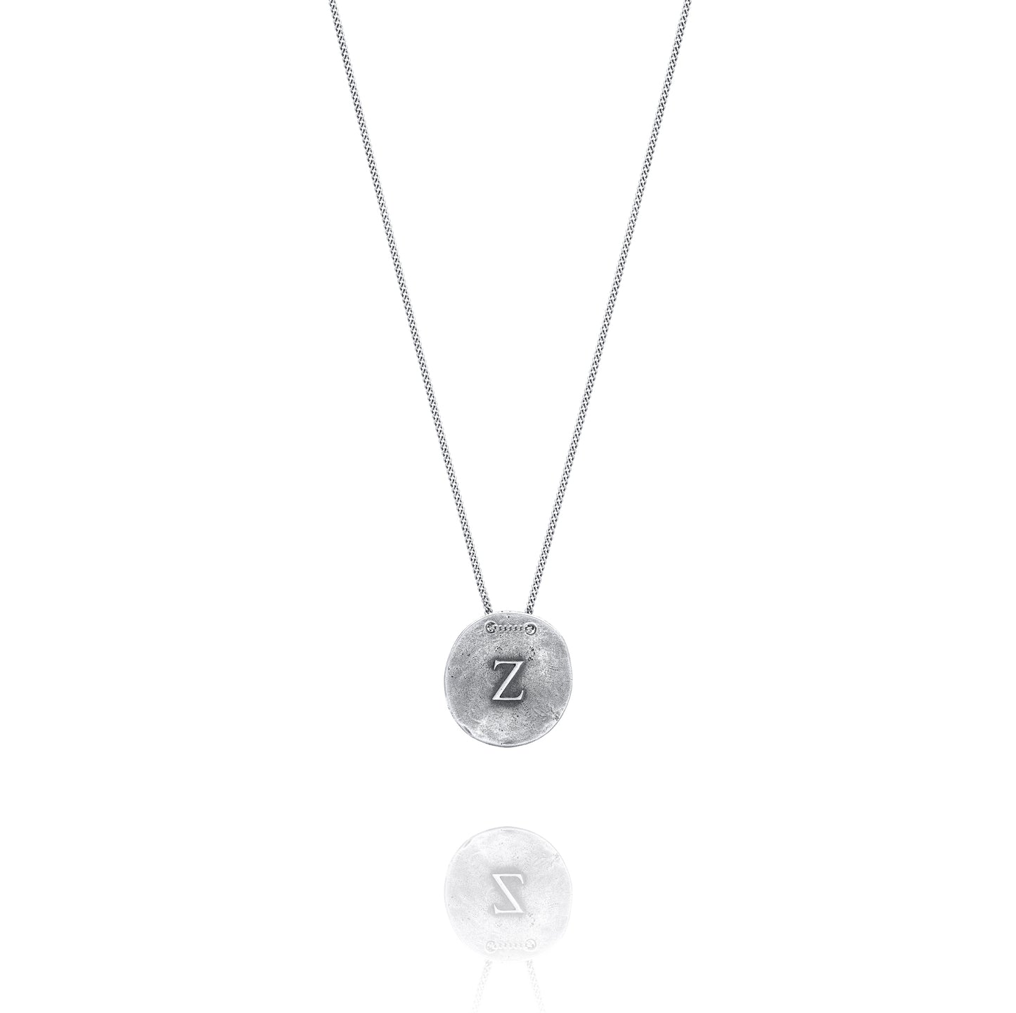 Silver Necklace Z from Zygosepalum Front