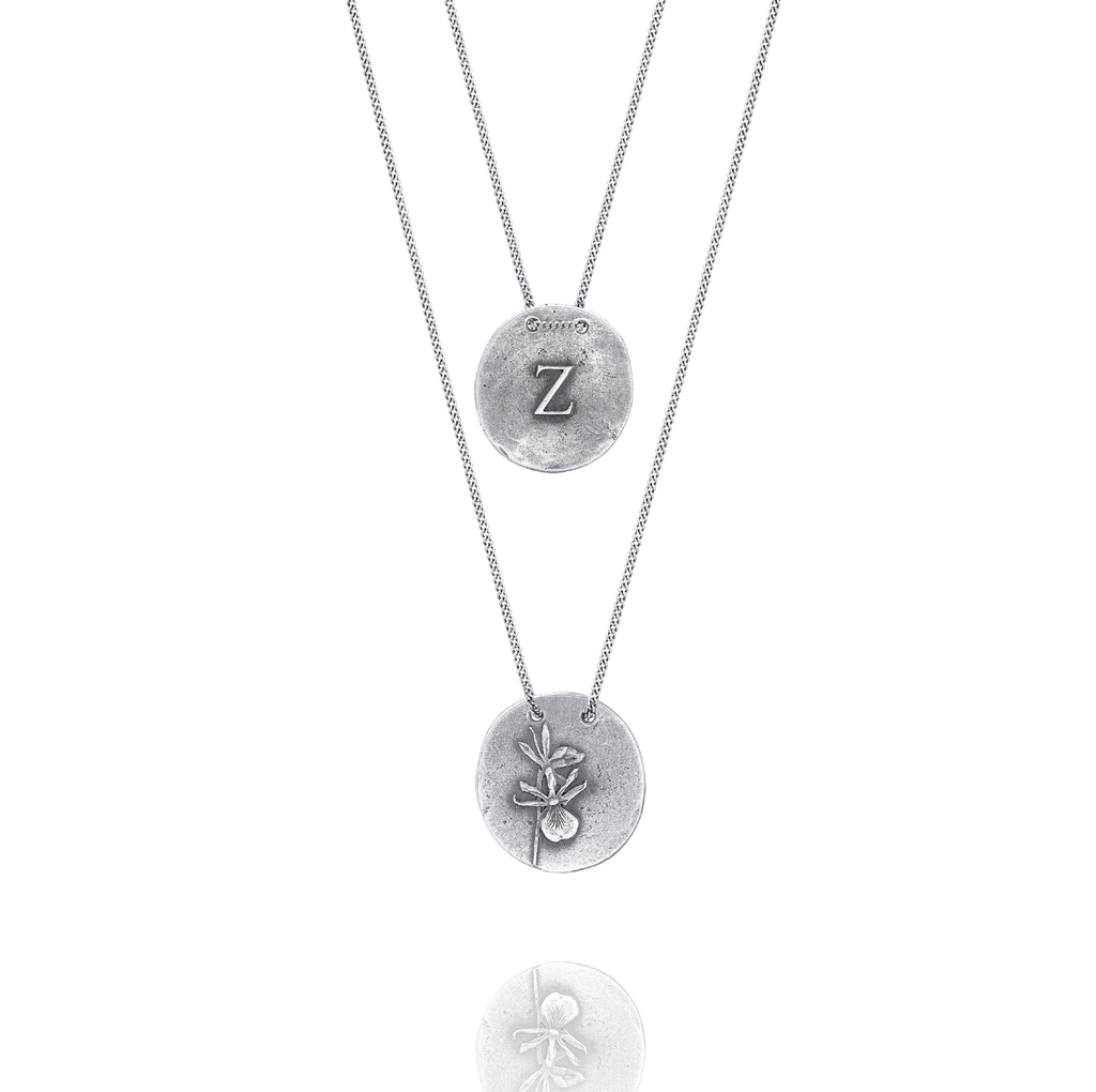 Silver Necklace Z from Zygosepalum