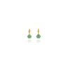 Spring Earrings with Chrysoprases